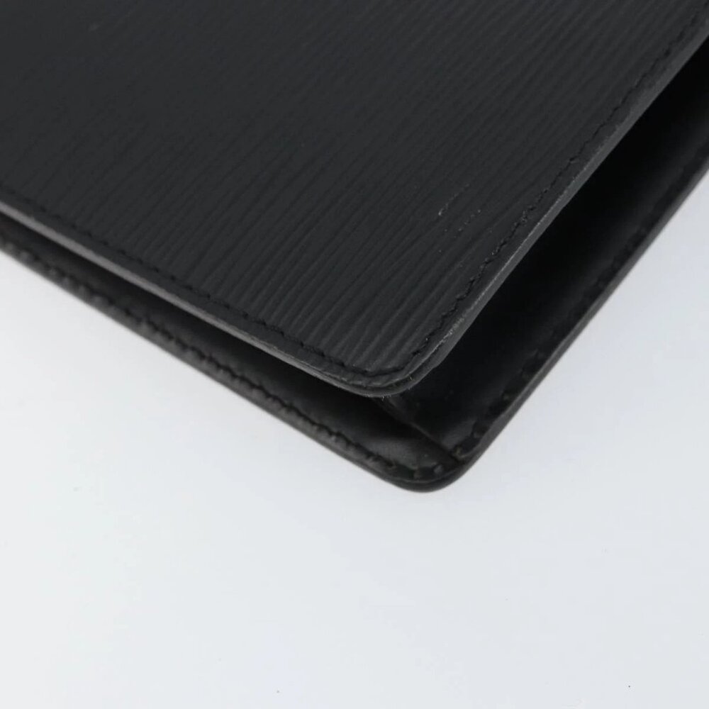 LOUIS VUITTON Epi Pochette Homme Clutch Bag Black Noir - Picture 7 of 16